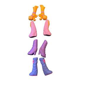 My Little Pony MLP Equestria Girls Doll Shoes Boots Lot of 4 Pairs